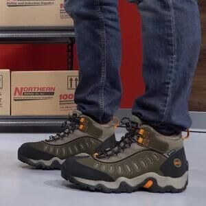Timberland Pro Men's 10.5W Brown Mudslinger Work Boots Steel Safety Toe LE3-9